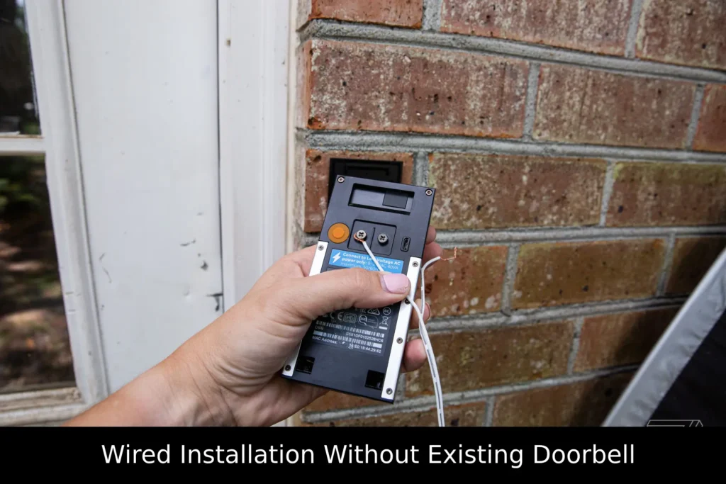 how to install a ring doorbell without an existing doorbell