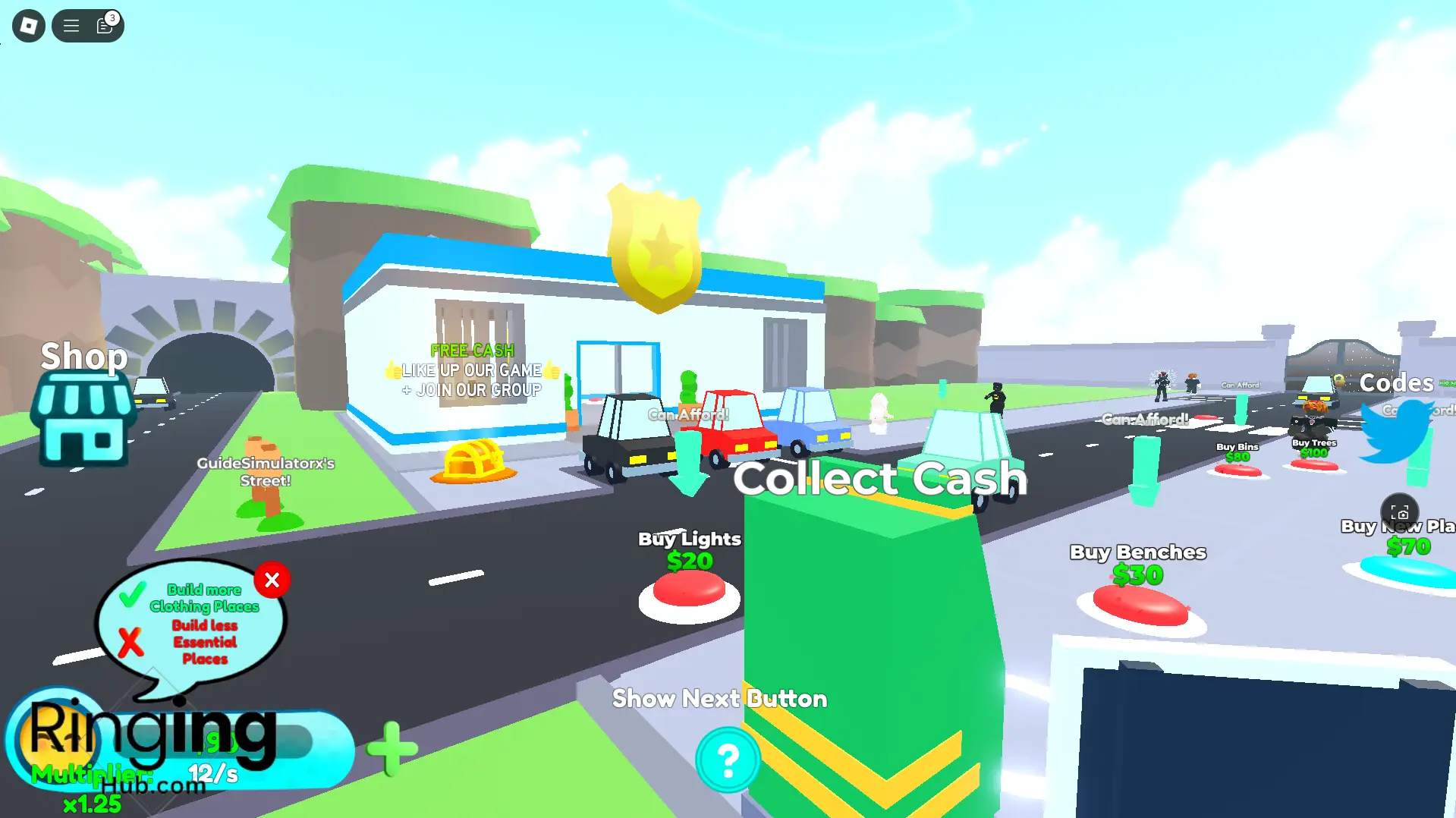 Roblox Street Tycoon Codes